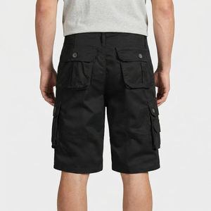 Wholesale Breathable <b>Cargo</b> <b>Shorts</b> Summer <b>Men's</b> Elastic Waist Polyester/Cotton Blend Quick Dry Windproof Eco-Friendly Anti-UV - Product Image 4