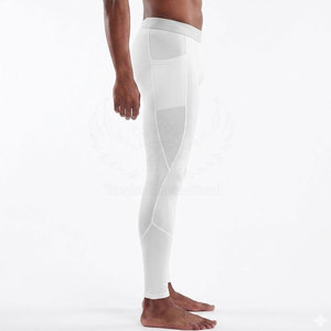 Leggings de compression pour homme en spandex/nylon de qualité supérieure, longueur intégrale, taille élastique, séchage rapide, respirants, pour le sport, la course à pied, la remise en forme, la salle de sport - Product Image 5