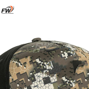 Casquette de baseball tactique camouflage personnalisée en coton avec logo brodé sur mesure - Product Image 4