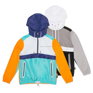 Chaqueta cortavientos ligera impermeable para hombre, cortavientos en blanco personalizado | chaqueta cortavientos de alta calidad 2024 - Product Image 1