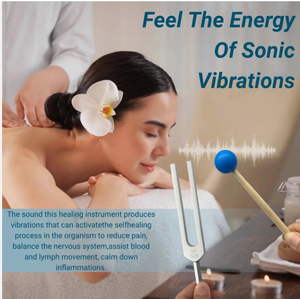 Juego de Diapasones para Sanación, 9 Piezas de Aleación de Aluminio para Sanación de Chakras y Sintonización Musical - Product Image 6