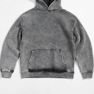 Sudaderas con capucha para hombre con diseño personalizado y lavado ácido, perfectas para ropa de equipo con marca y ropa urbana personalizada. Sudaderas con capucha de moda para hombre. - Product Image 6