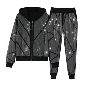 Conjunto Deportivo de Invierno para Hombre, Cómodo y Ligero, 100% Algodón, Diseño Sólido, Estilo Casual para Actividades Diarias - Product Image 1