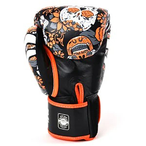 Guantes de MMA de Cuero Premium con Estampado, Agarre Ergonómico, Acolchado Grueso, Logotipo Personalizado, Producto para Entrenamiento de Boxeo y Combate - Product Image 2