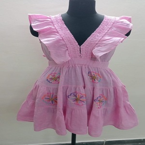 ชุดเดรสผ้าฝ้ายสลับลาย งานปาร์ตี้สุดหรู รับผลิตแบบ OEM ODM แบรนด์ส่วนตัว - Product Image 3