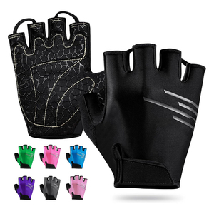 Fournisseur de gants de vélo OEM, gants de cyclisme haut de gamme avec tissu en maille respirant, paume antidérapante et service de production rapide - Product Image 1