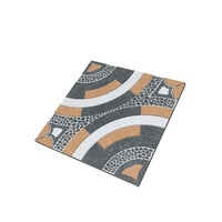 Carreaux de sol en porcelaine à poinçon gaufré rustique pour Use-300x300 extérieur 30x30 12x12 40x40 400x400 16x16 tailles finition émaillée prix