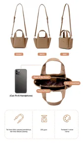 Bolsos y Carteras de Lujo para Mujer, Personalizados de Fábrica OEM, de Alta Calidad, Veganos, Casuales y Sencillos - Product Image 3