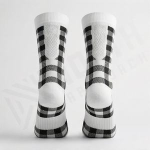 Chaussettes de sport de compression élastiques protectrices pour la cheville, couleur personnalisée, respirantes, pour la performance athlétique et l'entraînement en salle de sport - Product Image 2
