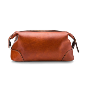 Pochette à cosmétiques personnalisée avec logo, petite, en cuir, avec fermeture éclair, pour accessoires de voyage et bijoux, très vendue - Product Image 1