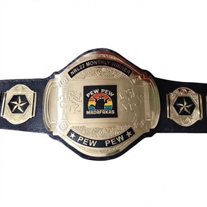 Cinturón de Campeonato de Lucha Libre Personalizado, Placa de Metal Dorada, Logotipo Personalizado, Equipo Deportivo, Cinturón de Campeonato Personalizado - Product Image 4