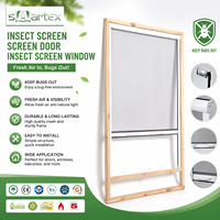 Malla de Fibra de Vidrio para Ventanas, Fabricante Directo de Fábrica, Protección Contra Insectos Personalizada OEM, Marco de Aluminio para Apartamentos