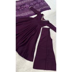 Beautiful <b>Modest</b> <b>Sets</b> Party Wear Anarkali Gown with Dupatta for Special Occasions - Product Image 1