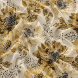 Tela de Chifón Floral de 54/55 Pulgadas de Ancho, Ligera y Transparente, para Disfraces, Bufandas, Chales y Textiles para el Hogar - Product Image 2
