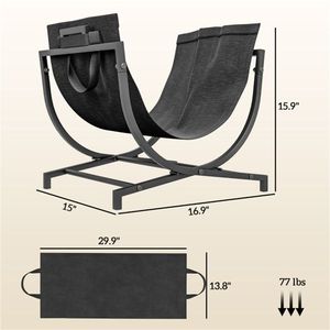 Robusto Porta Legna Resistente: Soluzione per lo Stoccaggio del Legname - Product Image 2