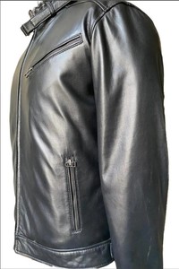 Chaquetas de Moda de Cuero de Alta Calidad para Hombre, Personalizables, Elegantes, de Manga Larga, Diseño Económico, Tela de Lona - Product Image 5
