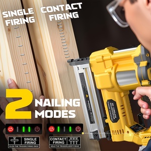 <span class=keywords><strong>Pistola</strong></span> <span class=keywords><strong>de</strong></span> <span class=keywords><strong>Clavos</strong></span> Inalámbrica Profesional Industrial para Bricolaje, para <span class=keywords><strong>Batería</strong></span> <span class=keywords><strong>de</strong></span> 20V (sin <span class=keywords><strong>Batería</strong></span>), Motor sin Escobillas, Construcción Metálica - Product Image 4