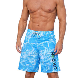 Shorts de Pesca para Hombre, de Secado Rápido, con Estampado Acuático, Shorts de Baño de Alto Rendimiento con Bolsillo para Playa, Barco y Uso al Aire Libre - Product Image 1