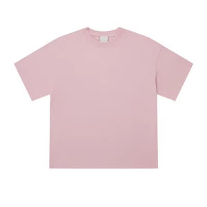 เสื้อยืดโอเวอร์ไซส์ผู้ชาย คอกลม แขนสั้น ผ้าฝ้าย นุ่ม สบาย สไตล์ลำลอง สตรีทแวร์ เรียบง่าย - Product Image 4