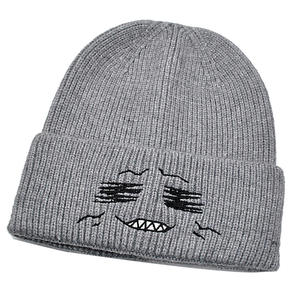 Bonnet d'hiver chaud avec visière, double tricot, bordure respirante, personnalisable, vente en gros à bas prix - Product Image 2