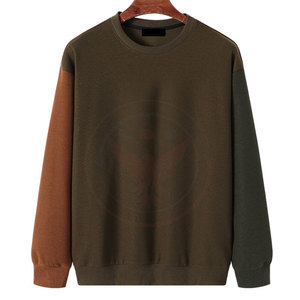 Sweat-shirts décontractés d'hiver pour hommes en coton mélangé de couleur unie avec logo personnalisé, tissu polaire léger, prix abordable - Product Image 1