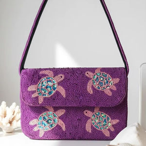 Bolso de Cuentas Hecho a Mano para Mujer, Personalizado, de Forma Alargada, con Cierre Abierto, Exportado de la India - Product Image 1