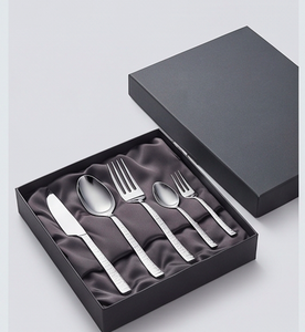 Ensemble de couverts en argent de qualité supérieure, élégants, en acier inoxydable, durables, parfaits pour la maison, les mariages, la cuisine, la salle à manger. - Product Image 6