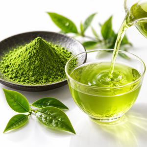 Poudre de thé vert Matcha japonais de qualité supérieure, fraîche, de qualité cérémoniale, thé santé amincissant en sachet pour infusion et cuisine, Nouveau - Product Image 1