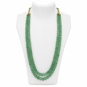 Collares de Cuentas Ovaladas Facetadas Verdes al por Mayor, Ajustables, con Cordón, Modernos, para Hacer Joyería DIY - Product Image 1
