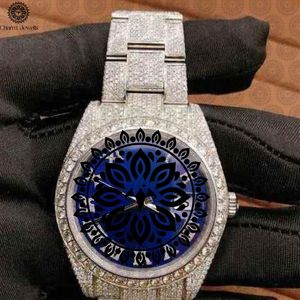 Montre de luxe Charm Jewells en acier inoxydable, cadran rond de 38 mm, cristal saphir, mouvement à quartz analogique, design tendance pour femmes - Product Image 3