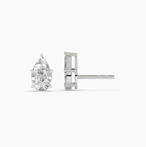 Élégantes boucles d'oreilles en or 14 carats avec diamants de laboratoire certifiés IGI, plaquées or, bijoux fins de luxe à finition polie pour mariage et anniversaire - Product Image 3