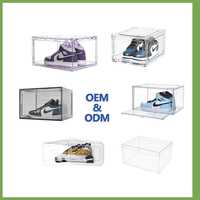 Vitrine personnalisée pour les objets de collection Boîte en acrylique transparent Alternative Glass Case for Display Action Figures Home Storage