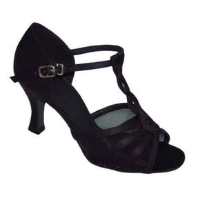 Zapatos de Baile Latino para Mujer, Suela Suave de Seda Real, Zapatos de Salsa para Mujer, Zapatos de Baile de Salón para Mujer - Product Image 4