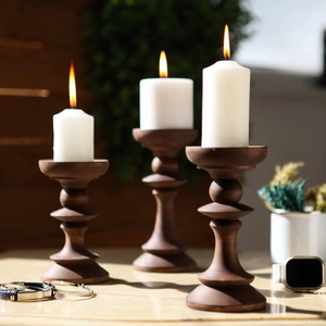 Support de bougie religieux en forme de diamant, écologique, pour hôtel, restaurant, décoration, Noël et utilisations multiples - Product Image 4