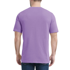 เสื้อยืดผู้ชายคุณภาพสูง 220 กรัม เสื้อยืดผู้ชาย 100% ผ้าฝ้าย เสื้อยืดชายรุ่ย ไซส์ใหญ่ สีดำ - Product Image 2