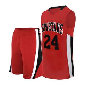 Tenues de basketball réversibles à bas prix, ensembles d'uniformes de basketball personnalisés, vêtements de sport respirants et légers - Product Image 1