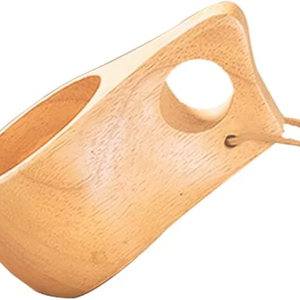 Taza Kuksa Hecha a Mano, Económica, de Madera, para Café, Ideal para Senderismo, Camping, Actividades al Aire Libre y Viajes - Product Image 1