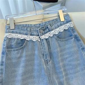 ROCKRUSH Jeans Acampanados de Mezclilla Ecológicos, Transpirables, de Secado Rápido, Impermeables, de Cintura Media, Ajuste Holgado, Unisex para Hombre y Mujer, Venta al por Mayor - Product Image 3