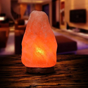 Lampe de sel de l'Himalaya de haute qualité, naturelle, rose et orange, 4-6 kg, vente en gros, design personnalisé, lumières naturelles de haute qualité, lampe de 7-9 kg - Product Image 1