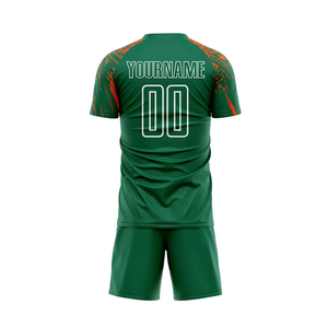 Vêtements de sport de haute qualité, uniforme de football 100% polyester, fabriqué au Pakistan, ensemble d'uniformes sportifs personnalisés pour équipe, tissu à séchage rapide, kit de vêtements de sport - Product Image 3