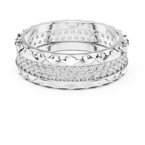 Anillo de Eternidad Minimalista Unisex de Lujo con Diamantes Cultivados en Laboratorio, Chapado en Rodio de Oro Rosa de 18 Quilates, para Compromiso, Boda, Fiesta o Uso Diario - Product Image 5