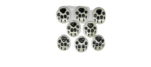 Perles de pierre de jaspe multicolores sur mesure avec des trous percés dans des tailles sur mesure idéales pour les créateurs de bijoux et les magasins de perles - Product Image 4