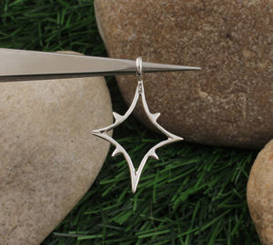 Collier avec pendentif vintage unisexe en argent sterling 925 plaqué platine, fournisseur en gros, petit bijou avec pendentif pour anniversaire - Product Image 3