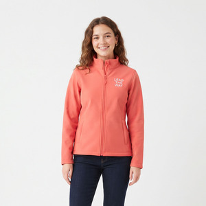 Chaqueta Softshell para Mujer, Cuello Alto, Cierre Completo, Forro Polar, Impermeable, Transpirable, Chaqueta de Invierno, Ropa Casual de Calle, Chaqueta Softshell para Lluvia - Product Image 2
