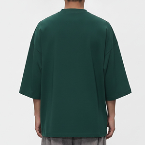 Camiseta de manga larga para hombre, hecha a medida, 100% algodón, transpirable, ligera, de corte holgado y estilo hip hop. - Product Image 3