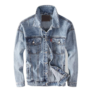 2026 New Fashion Design High Quality <b>Men</b> <b>Denim</b> <b>Jacket</b> Wholesale Price Custom Made <b>Men's</b> <b>Denim</b> <b>Jackets</b> For Adults - Product Image 1