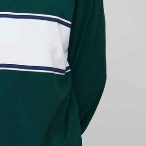 เสื้อโปโลรักบี้ผู้ชายขายส่ง ปี 2026 คุณภาพสูง ผ้าฝ้าย 100% ลายทางโดดเด่น  รับทำโลโก้ตามสั่ง โรงงาน ODM ส่งออก - Product Image 4