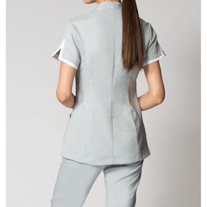 Uniforme de Trabajo para Esteticista, Túnica de Algodón, Servicio OEM, Uniforme para Recepcionista de Spa y Salón de Belleza - Product Image 6
