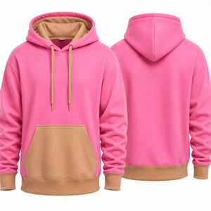 Sudadera con Capucha Gris Púrpura para Hombre, Corte Regular, Forro Polar, Diseño Casual con Bolsillos, Ropa de Otoño - Product Image 6