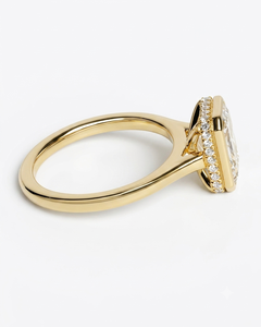 <b>Emerald</b> Cut 1.50 Ct VS1 Clarity F Color <b>Man</b> Made Minimalist Diamond <b>Ring</b> 10k Gold Propose <b>Ring</b> Best Gift For Her Jewelry Making - Product Image 3
